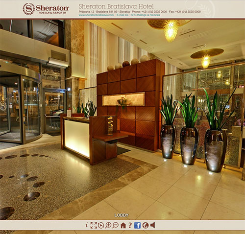 hotel sheraton bratislava mapa